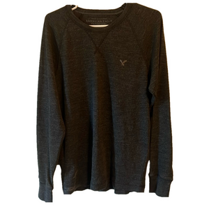 AMERICAN EAGLE OUTFITTERS Vintage AE Legend Grey Men’s Large long sleeve shirt